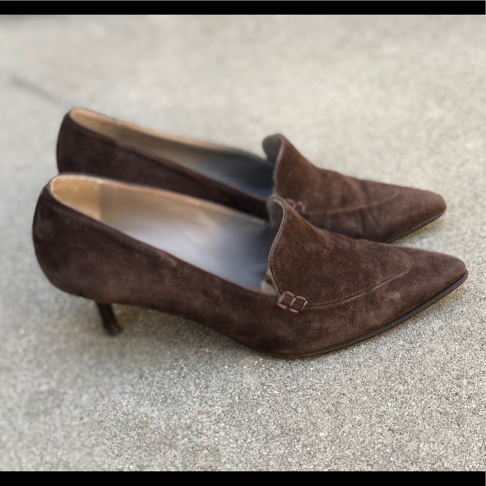 Patrick Cox Vintage Women’s Brown Loafer Heels​​​​​​​​